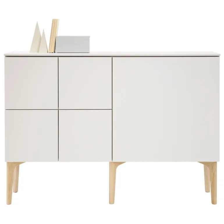 Lundia Fuuga sideboard, large and small doors, cashmere - oak
