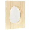Lundia Knot wall mirror, pine