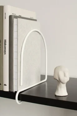 Lundia Wire bookend, round, white