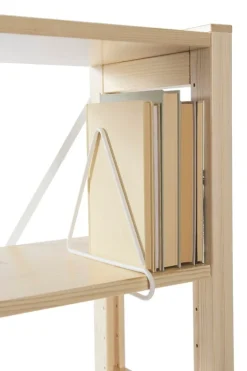 Lundia Wire bookend, triangle, white