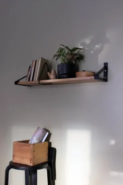 Lundia Wire bookend, triangle, black