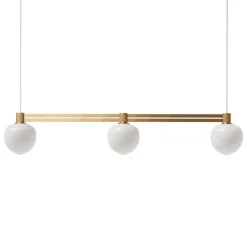 LYFA Memoir 120 Side By Side III pendant, brass