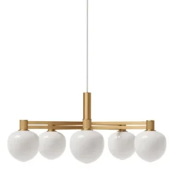 LYFA Memoir 120 V chandelier, brass