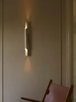 LYFA Pan wall lamp, 50 mm, aluminium