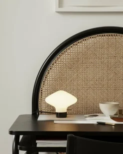 LYFA Repose table lamp 175, opal - black