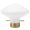 LYFA Repose table lamp 175, opal - brass