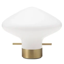 LYFA Repose table lamp 175, opal - brass