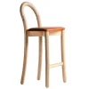 Made by Choice Goma bar chair, natural - cognac leather
