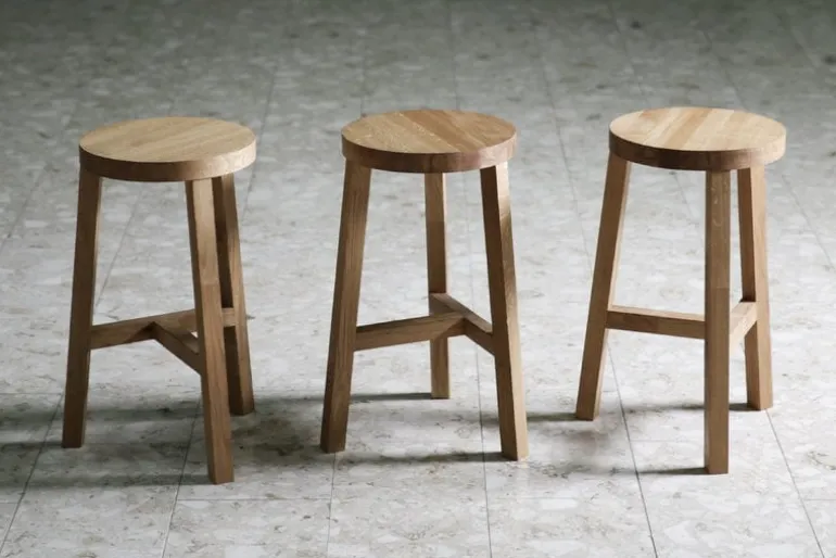 Made by Choice Lonna bar stool, 74 cm, oak