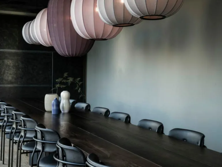 Made By Hand Knit-Wit pendant 45 cm, pearl white