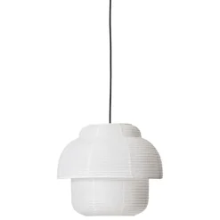 Made By Hand Papier Double pendant lamp, 40 cm, white