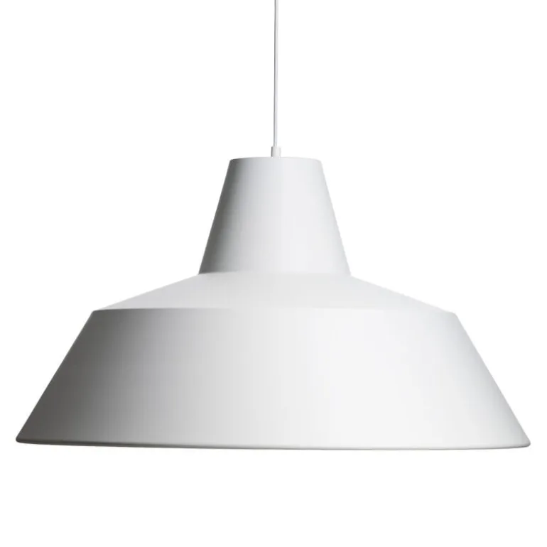 Made By Hand Workshop W5 pendant, matte white