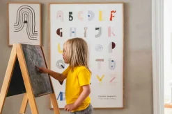 MADO Alphabet Spaghetti poster, 50 x 70 cm, multicolour