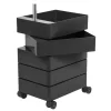 Magis 360° drawer unit, 5 drawers, black