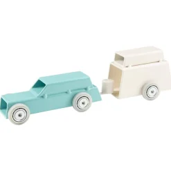 Magis ArcheToys, car 2 and caravan, light green - white