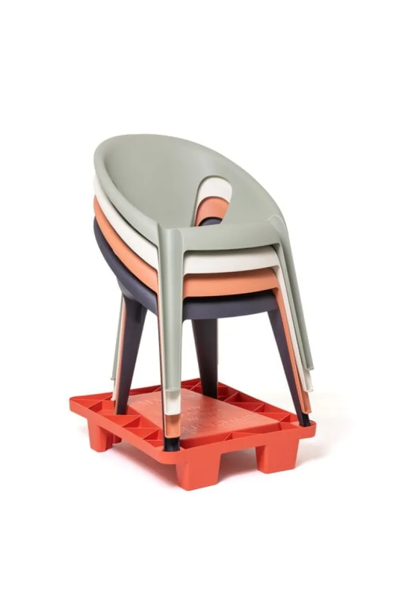Magis Bell chair, sunrise