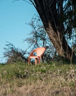 Magis Bell chair, sunrise