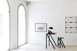 Magis Bureaurama bar stool, 74 cm, black - white splatter