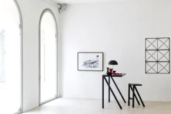 Magis Bureaurama high table, 102,5 cm, black - white splatter