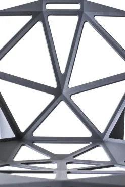 Magis Chair_One, anthracite - polished aluminium legs