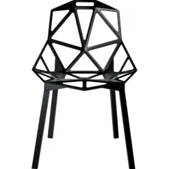 Magis Chair_One, black - painted aluminium legs