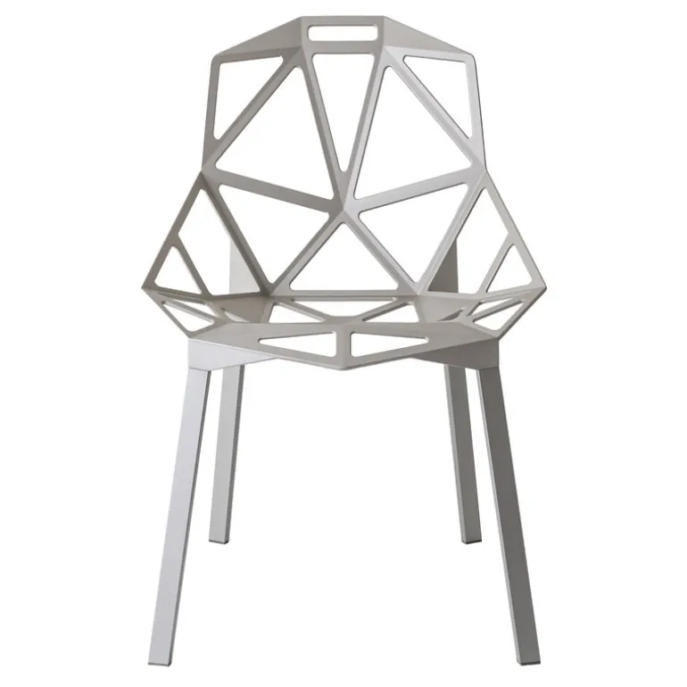 Magis Chair_One, grey painted aluminium