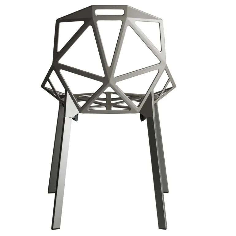 Magis Chair_One, grey painted aluminium