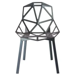 Magis Chair_One, grey/green painted aluminium