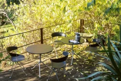 Magis Officina chair, galvanized, dark green