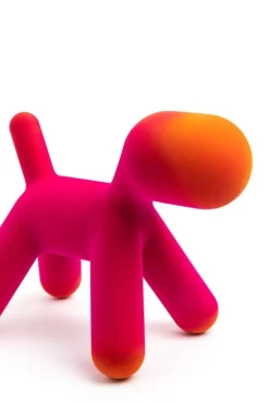 Magis Puppy, L, fuchsia - orange velvet