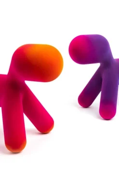 Magis Puppy, L, fuchsia - orange velvet