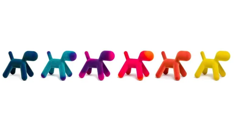 Magis Puppy, M, yellow velvet