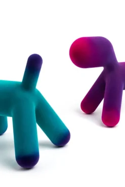 Magis Puppy, S, turquoise - violet velvet