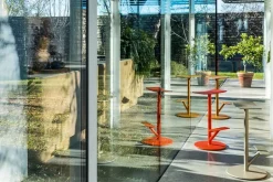 Magis Sequoia bar stool, 66 cm, coral red