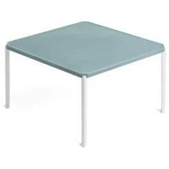 Magis Tambour low table, 73 cm, white - light blue