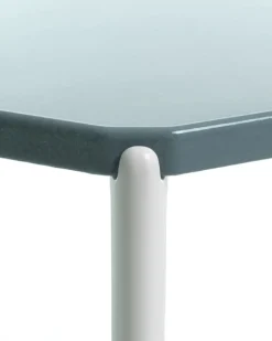 Magis Tambour low table, 73 cm, white - light blue