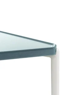 Magis Tambour low table, 44 cm, white - light blue
