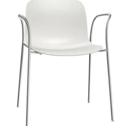 Magis Troy chair with arms, white - chrome