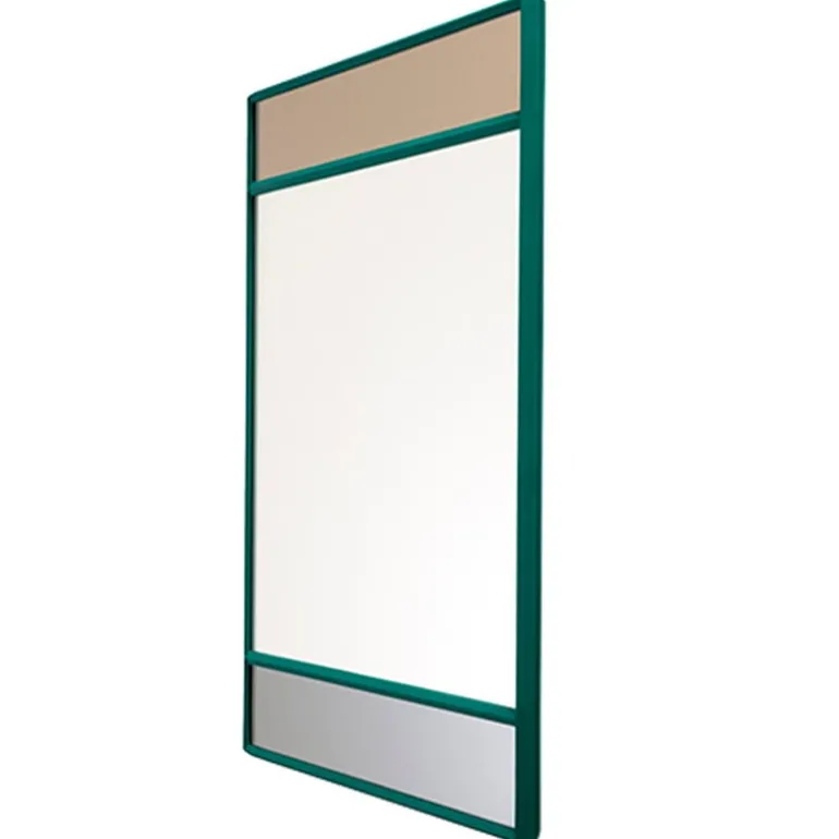 Magis Vitrail mirror, 50 x 50 cm, green