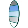 Magis Vitrail mirror, 50 x 50 cm, round, green