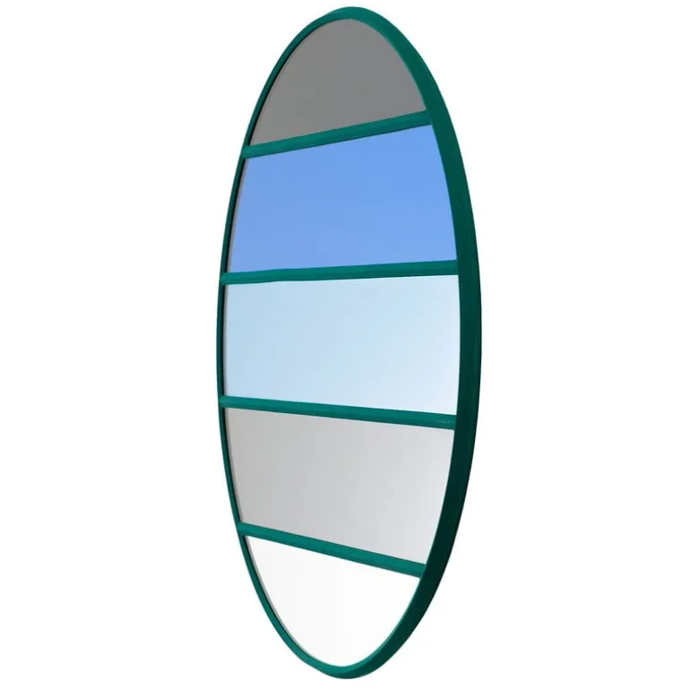 Magis Vitrail mirror, 50 x 50 cm, round, green
