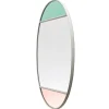 Magis Vitrail mirror, 50 x 60 cm, oval, light grey