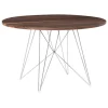 Magis XZ3 table, 120 cm, chrome - walnut