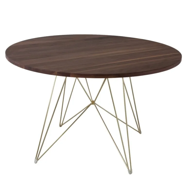 Magis XZ3 table, 120 cm, gold - walnut