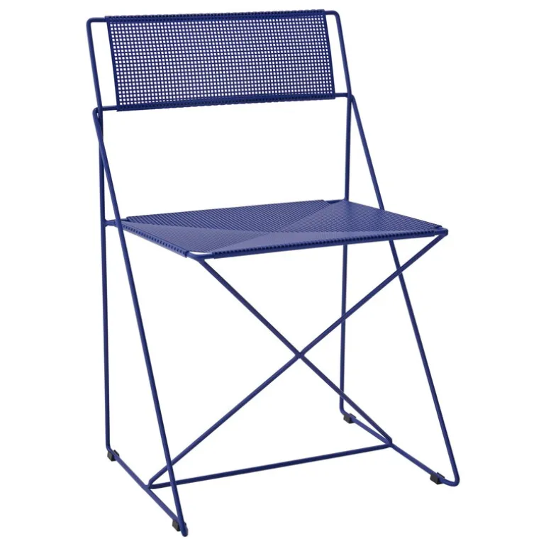 Magnus Olesen X-Line chair, blue