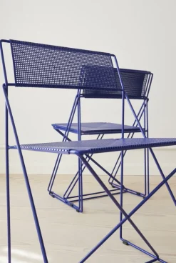 Magnus Olesen X-Line chair, blue