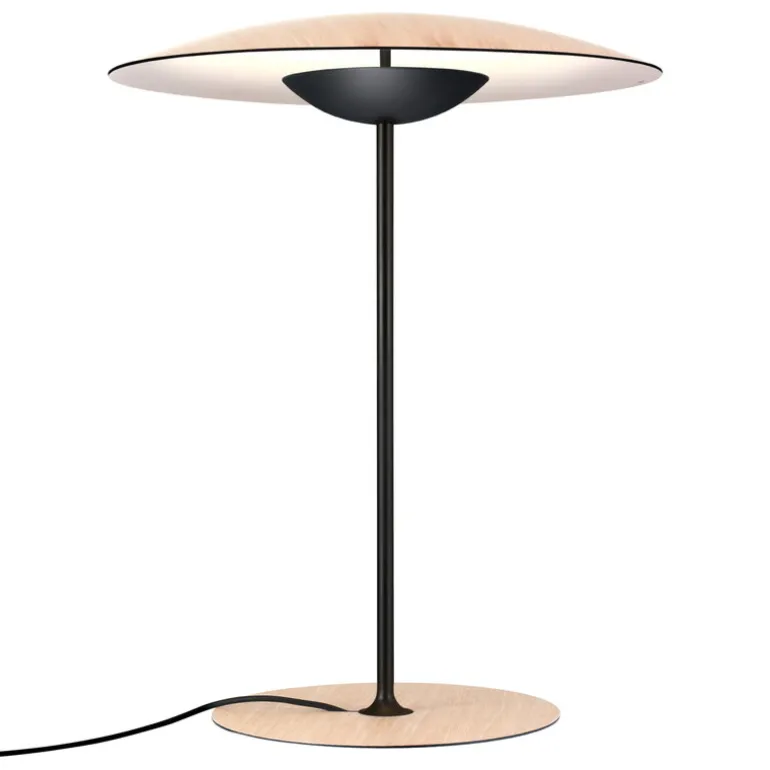 Marset Ginger 42 M table lamp, oak - white