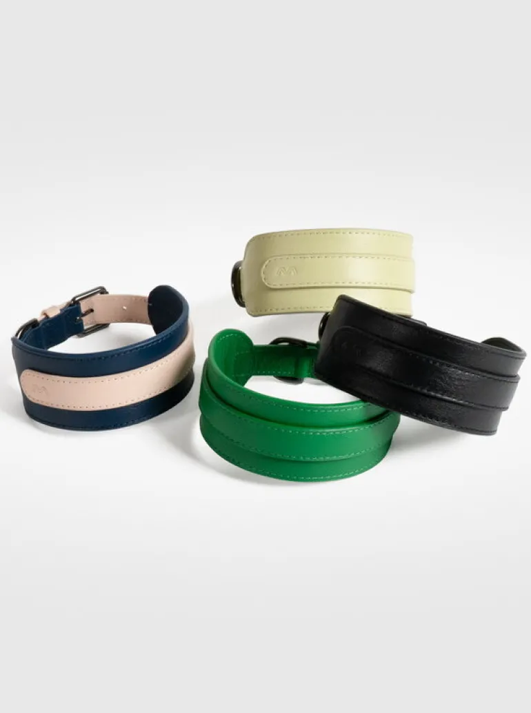 Masimalo Arch Wide collar, navy - natural