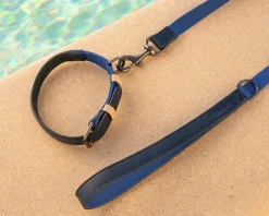 Masimalo Colour Block leash, navy - grandala blue