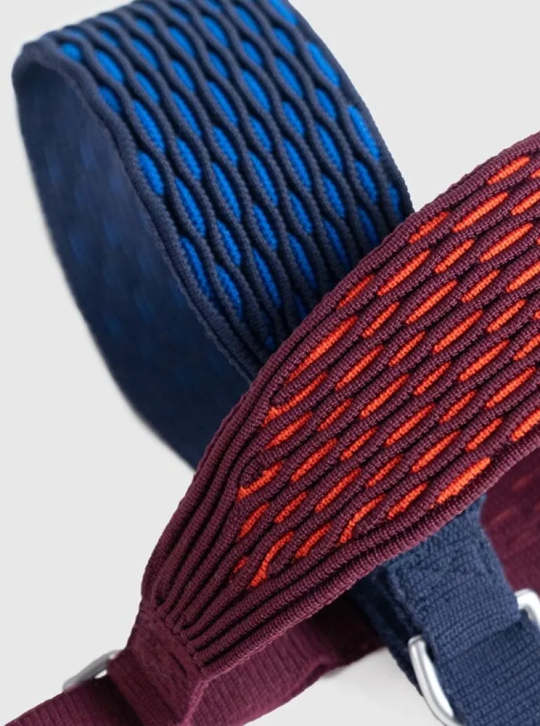 Masimalo 3D Knit collar, aubergine - lava